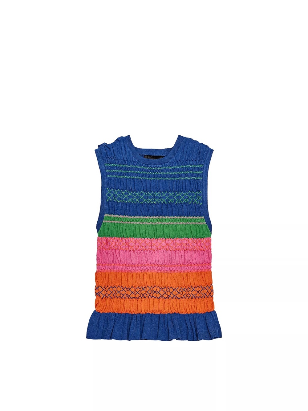 Zara smocked top